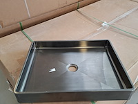 Wastafel skwarro, gun metal - afbeelding 2 van  4