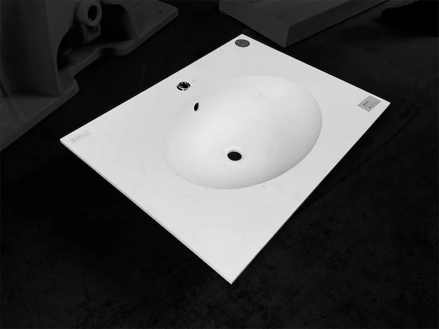 Wastafel solid surface 71x53cm - afbeelding 1 van  3