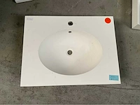 Wastafel solid surface 71x53cm - afbeelding 3 van  3