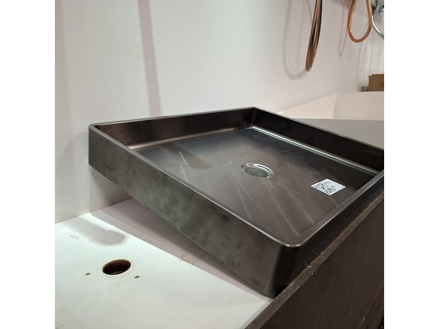 Wastafel xenz, gun metal - afbeelding 3 van  4