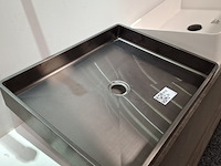 Wastafel xenz, gun metal - afbeelding 4 van  4