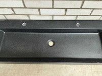 Wastafel zwart 100 x 40 cm - afbeelding 4 van  5