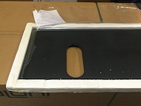 Wastafelblad, 81x47 cm, zwart - afbeelding 2 van  3