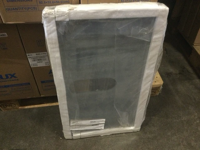 Wastafelblad, 81x47 cm, zwart - afbeelding 1 van  3
