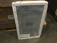 Wastafelblad, 81x47 cm, zwart