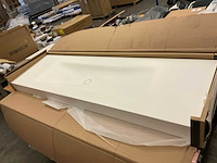 Wastafelblad solid surface 174x51 cm - afbeelding 2 van  4