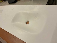 Wastafelblad solid surface 270x50 cm - afbeelding 3 van  4