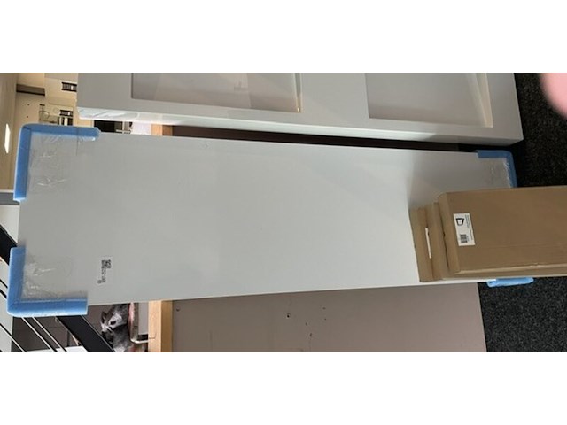 Wastafelblad, wave design, glans wit - afbeelding 1 van  5