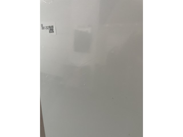 Wastafelblad, wave design, glans wit - afbeelding 3 van  5