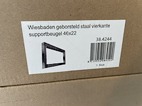 Wastafelblad, wave design, glans wit - afbeelding 4 van  5