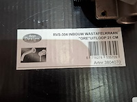 Wastafelkraan adw, ore, rvs geborsteld - afbeelding 5 van  5
