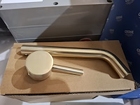 Wastafelkraan brondby, inbouw, messing geborsteld - afbeelding 2 van  4