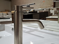 Wastafelkraan brondby xl, nik, brushed nickel - afbeelding 1 van  5