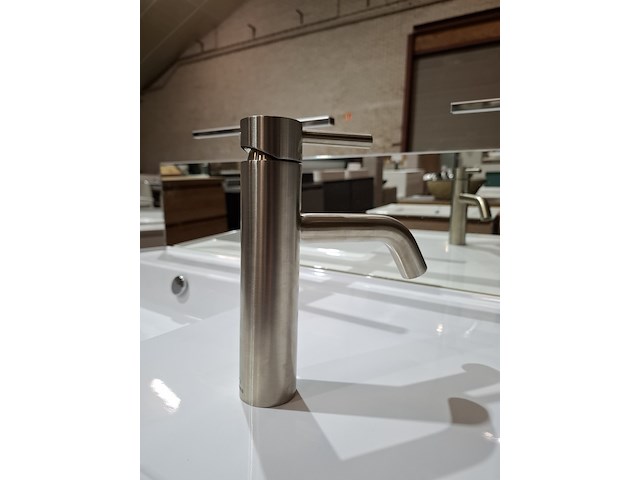 Wastafelkraan brondby xl, nik, brushed nickel - afbeelding 2 van  5