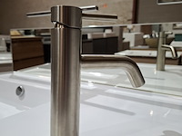 Wastafelkraan brondby xl, nik, brushed nickel - afbeelding 2 van  5
