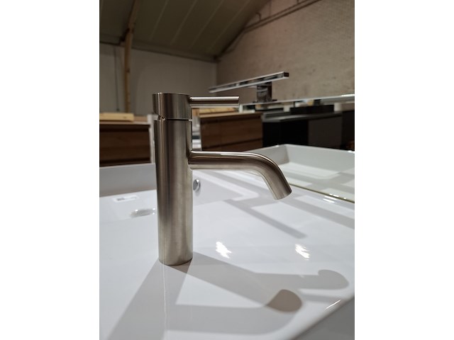 Wastafelkraan brondby xl, nik, brushed nickel - afbeelding 3 van  5