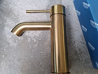 Wastafelkraan, grohe, essence new, goud geborsteld - afbeelding 1 van  5