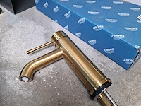 Wastafelkraan, grohe, essence new, goud geborsteld - afbeelding 2 van  5