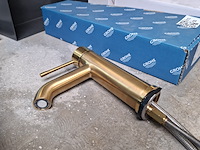 Wastafelkraan, grohe, essence new, goud geborsteld - afbeelding 3 van  5