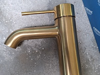 Wastafelkraan, grohe, essence new, goud geborsteld - afbeelding 4 van  5