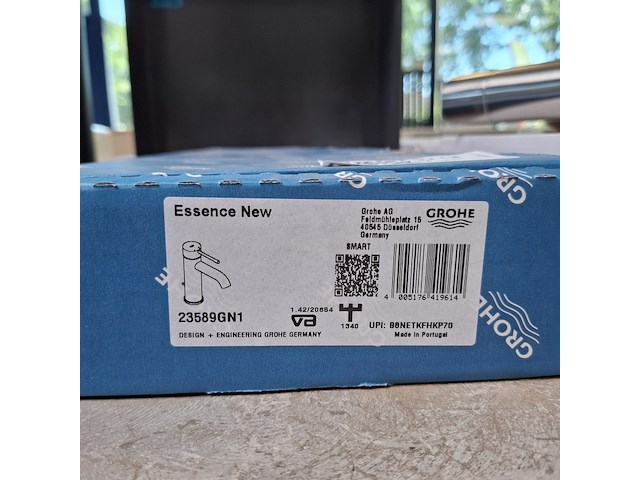 Wastafelkraan, grohe, essence new, goud geborsteld - afbeelding 5 van  5