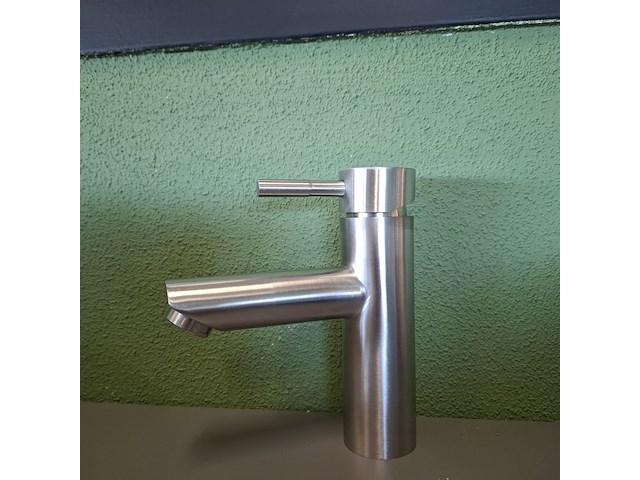 Wastafelkraan high end, rvs geborsteld - afbeelding 1 van  5