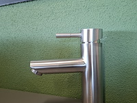 Wastafelkraan high end, rvs geborsteld - afbeelding 2 van  5