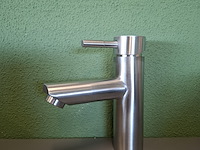 Wastafelkraan high end, rvs geborsteld - afbeelding 3 van  5