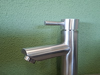 Wastafelkraan high end, rvs geborsteld - afbeelding 4 van  5