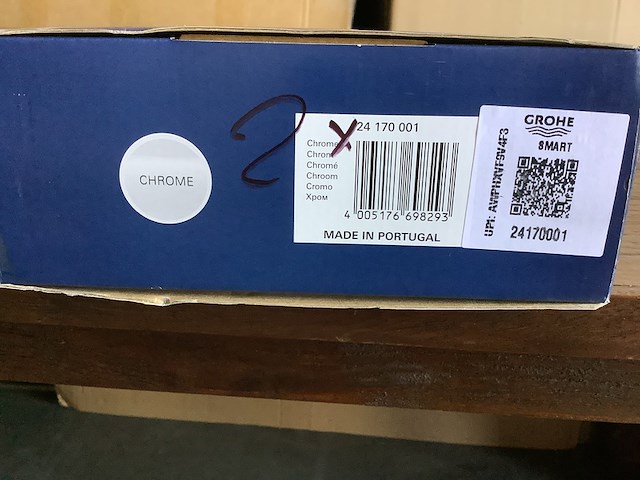 Wastafelkraan hoge draaibare uitloop, grohe, essence, chroom - afbeelding 3 van  4