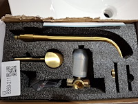 Wastafelkraan inbouw, mat goud - afbeelding 1 van  3