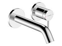 Wastafelkraan inbouw mengkraan, hans grohe, chroom - afbeelding 1 van  3