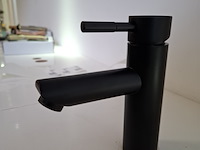 Wastafelkraan mat zwart - afbeelding 2 van  2