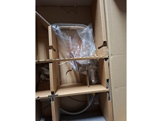 Wastafelkraan met hoge draaibare uitloop, hansgrohe, metris, chroom - afbeelding 1 van  4