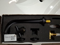 Wastafelkraan nobili, spring, mat zwart - afbeelding 2 van  4