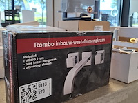 Wastafelkraan, rombo, inbouw, chroom - afbeelding 2 van  3