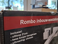 Wastafelkraan, rombo, inbouw, chroom - afbeelding 3 van  3