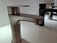 Wastafelkraan rvs geborsteld - afbeelding 3 van  3
