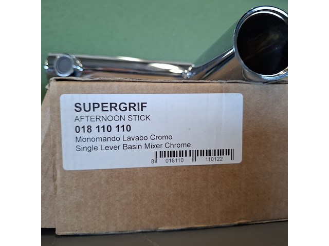 Wastafelkraan supergrif, afternoon stick, chroom - afbeelding 5 van  5