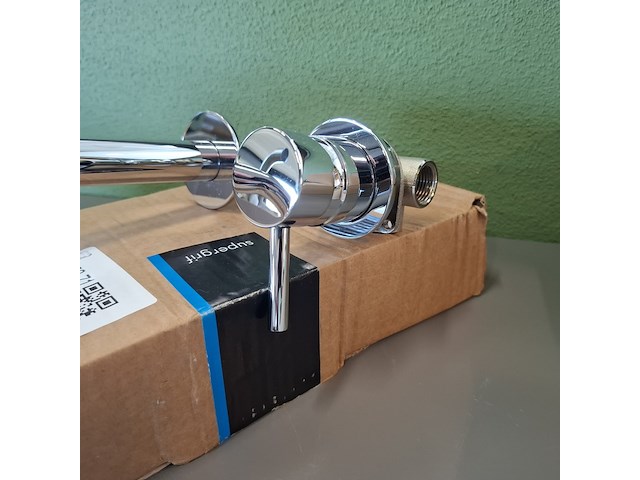 Wastafelkraan supergrif, inbouw, chroom - afbeelding 4 van  6