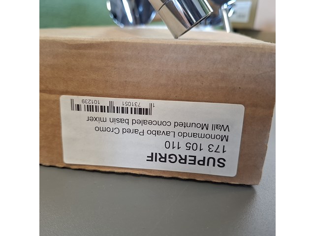 Wastafelkraan supergrif, inbouw, chroom - afbeelding 6 van  6