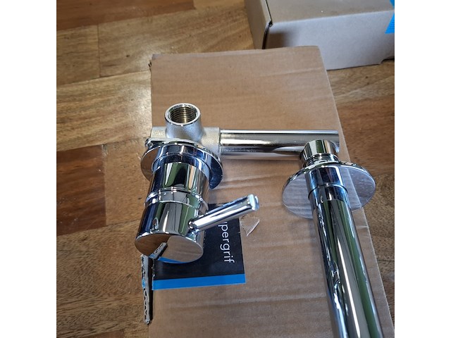 Wastafelkraan supergrif, inbouw, chroom - afbeelding 4 van  6