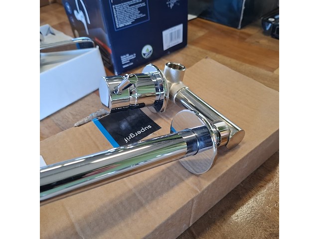 Wastafelkraan supergrif, inbouw, chroom - afbeelding 5 van  6