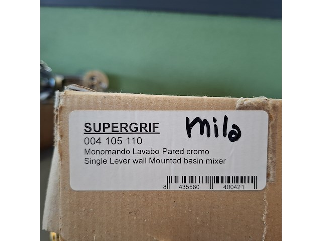 Wastafelkraan supergrif, mila, chroom - afbeelding 5 van  5