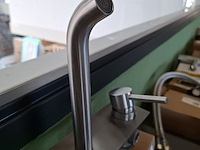 Wastafelkraan ta design, rvs geborsteld - afbeelding 5 van  5