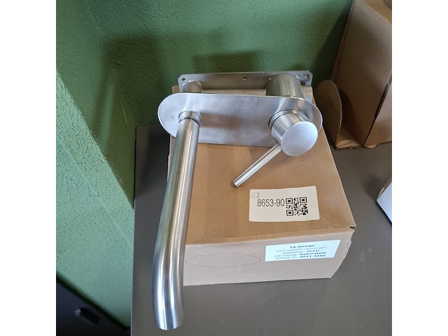 Wastafelkraan ta design, rvs geborsteld - afbeelding 3 van  7