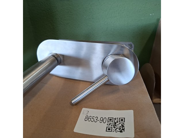 Wastafelkraan ta design, rvs geborsteld - afbeelding 4 van  7