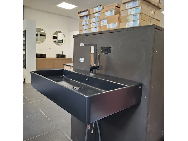 Wastafelkraan, villeroy & boch, plus, mat zwart - afbeelding 2 van  8