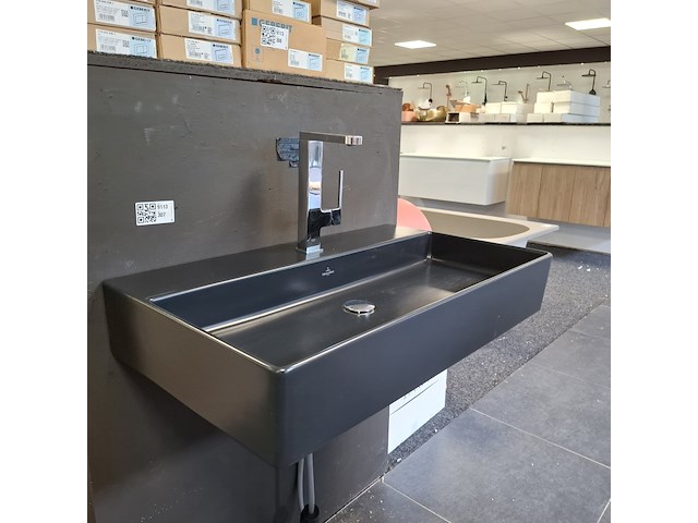 Wastafelkraan, villeroy & boch, plus, mat zwart - afbeelding 3 van  8