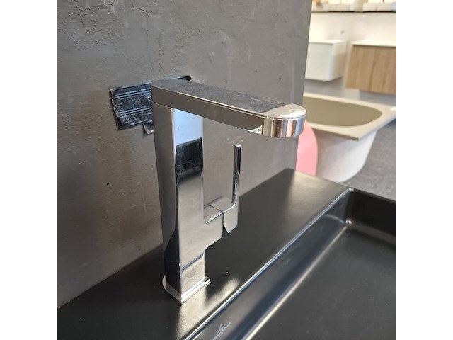 Wastafelkraan, villeroy & boch, plus, mat zwart - afbeelding 6 van  8